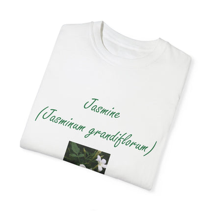 Jasmine Flower Tee – King of Flowers, Unisex Garment-Dyed