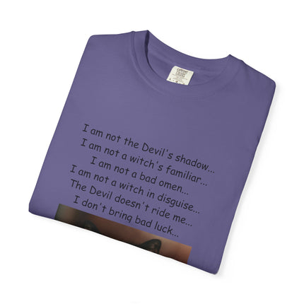 Unisex Cat-Themed T-Shirt – "Please Don't Hurt Me" Design