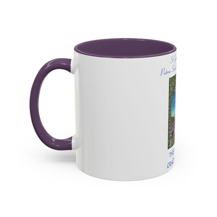 Cat Lover’s Accent Mug – Saint Gertrude of Nivelles, 11oz