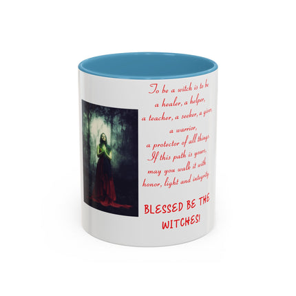 Blessed Be the Witches Accent Mug – Mystical 11oz Ceramic