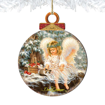 Winter Companions Wooden Ornaments by Gelsinger - Nativity Holiday Decor - 8021120-0718-3