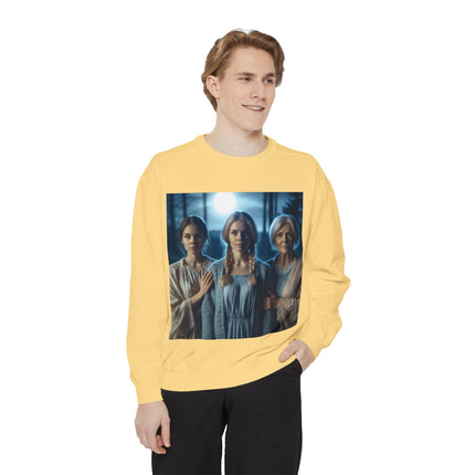 Mystical Sisters Sweatshirt | Unisex Garment-Dyed Cozy Top