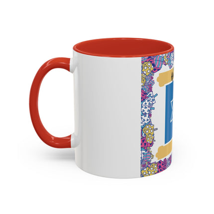 Happy Hanukkah Mug – 11oz Accent Ceramic Cup for Festive Joy