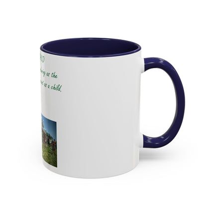 Flower Child Accent Coffee Mug - 11 oz Inspirational Gift