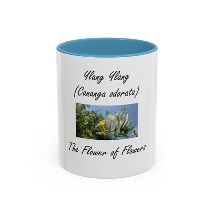 Ylang Ylang Botanical Coffee Mug — "The Flower of Flowers" (11/15oz)