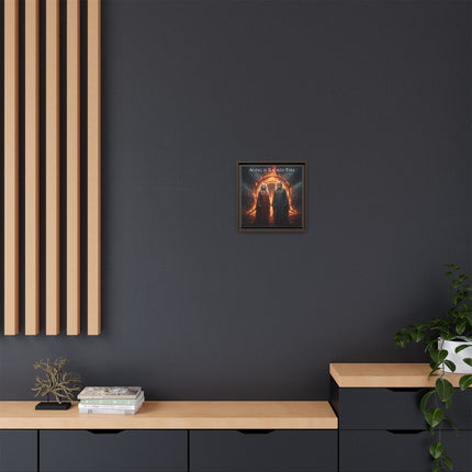 Aging Is Sacred Fire — Framed Matte Canvas Wall Art