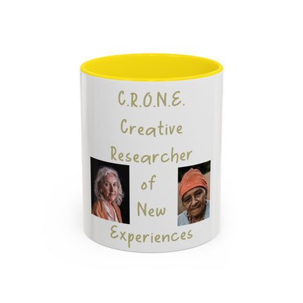 Inspirational Coffee Mug for Creative Researchers - C.R.O.N.E. Edition - 11oz