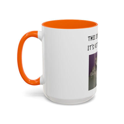 Kitty Glitter Coffee Mug — "This Isn't Cat Hair, It's Kitty Glitter" Accent Mug