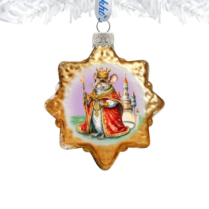 Mouse King Mercury Glass Ornaments by G. Debrekht - Christmas Decor - 776025-2