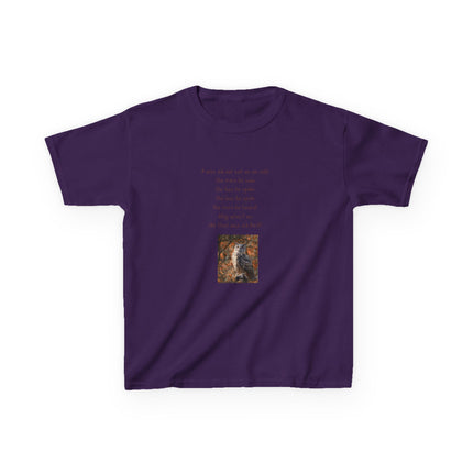 Kids Graphic Tee — Whimsical Poem & Owl Art