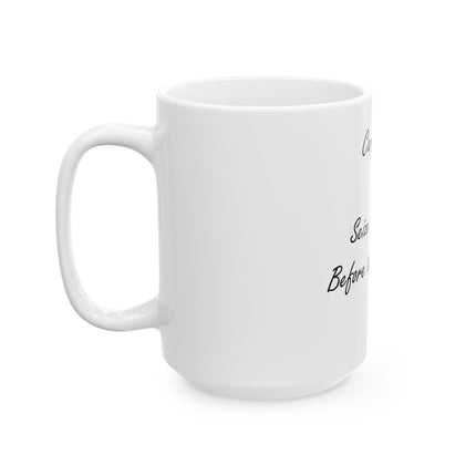 Carpe Diem Ceramic Mug – “Seize the Day… Before the Day Seizes You” Inspirational Coffee Cup (11oz, 15oz)