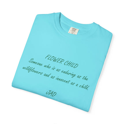 Flower Child Unisex Garment-Dyed T-Shirt – Vintage Inspiration for Free Spirits