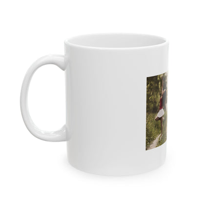 Inspirational Freedom Quote Ceramic Mug — "When you truly don't care..."