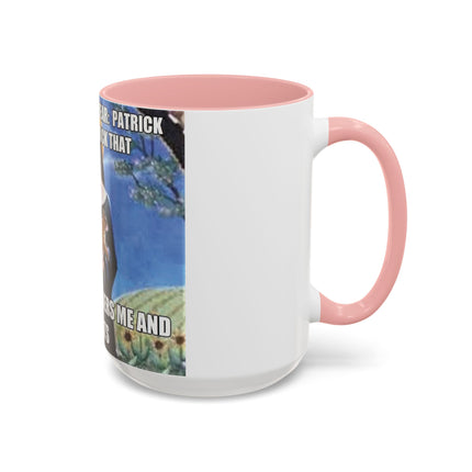 Accent Coffee Mug – Cat & Saint Humor – 15oz Gift Idea