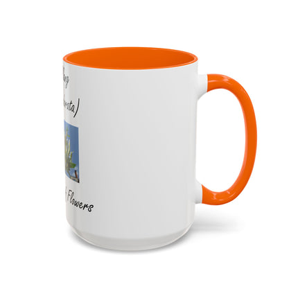 Ylang Ylang Floral Mug – 15oz Ceramic Cup with Aromatic Nickname