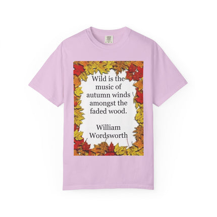 Wordsworth Autumn Quote T-Shirt