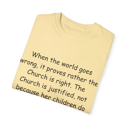 Inspirational T-Shirt – G.K. Chesterton Quote – Unisex Fit