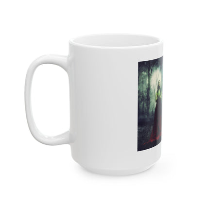 Mystical Ceramic Mug – “As Above So Below” Design, 15oz