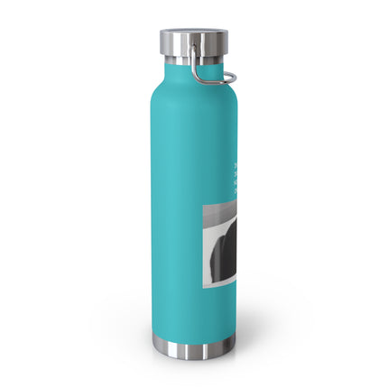 ‘No Worries Only Meow’ – 22oz Copper Bottle for Cat Lovers