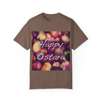 Ostara Celebration Tee – Unisex Garment-Dyed Shirt with Egg Motif