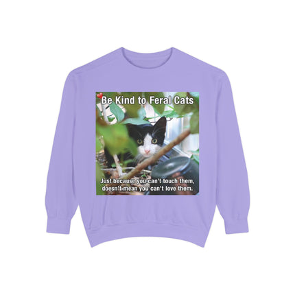 Be Kind to Feral Cats Sweatshirt — Animal Rescue Crewneck