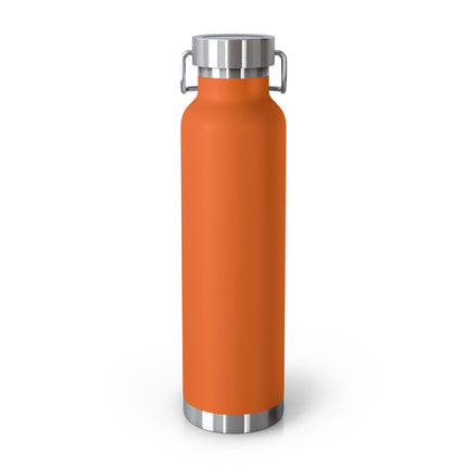‘No Worries Only Meow’ – 22oz Copper Bottle for Cat Lovers