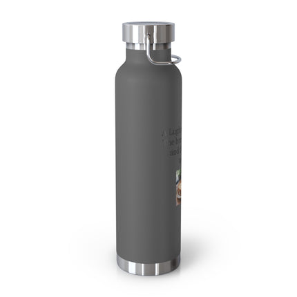 22oz Copper Vacuum Bottle – 'A Lughnasadh Feast' Bread, Brew & Bilberry Mousse Design