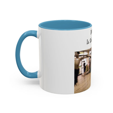 Inspirational Dance Mug – 11oz Accent Ceramic | Poetic Quote
