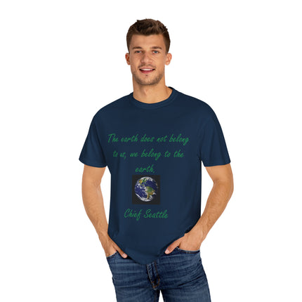 Eco-Friendly T-Shirt – “We Belong to the Earth” Design