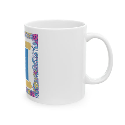 Hanukkah Star of David Ceramic Mug — Festive Judaica Coffee Cup (11oz & 15oz)