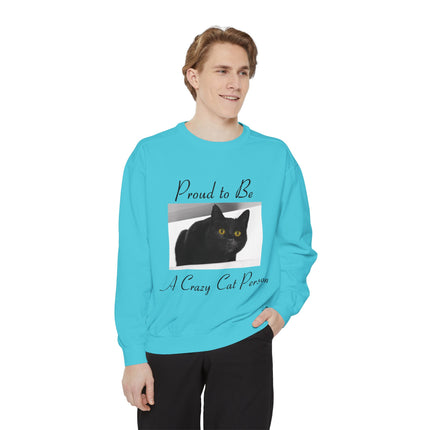 Proud to Be a Crazy Cat Person Sweatshirt – Cozy Unisex Gift