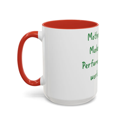 Mother Nature Accent Mug – 15oz Ceramic Cup for Eco Enthusiasts