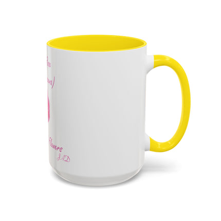 Damask Rose Coffee Mug — "The Queen of Flowers" Botanical Tea Cup