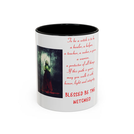 Blessed Be the Witches Accent Mug – Mystical 11oz Ceramic