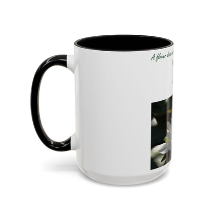 Zen Blossom Coffee Mug - Inspirational Nature Quote - 15oz