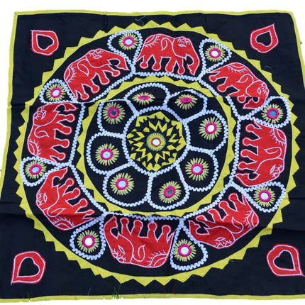 Mandala Upcycled Wall Hanging Home Decor Boho Tapestry-2