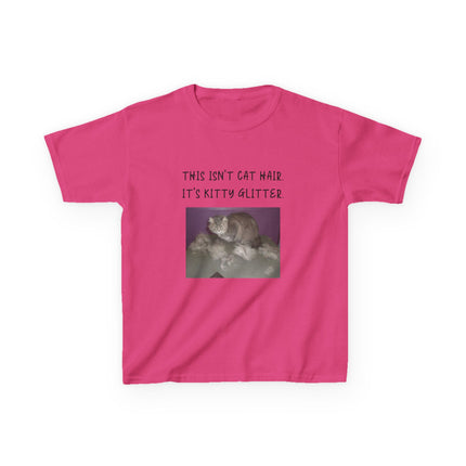 Kitty Glitter Kids Tee – Funny Shirt for Young Cat Enthusiasts
