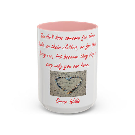 Oscar Wilde Quote Mug – 15oz Accent Ceramic Drinkware