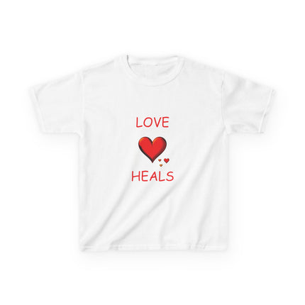 Kids Love Heals T-Shirt – Uplifting Cotton Tee for Everyday Joy