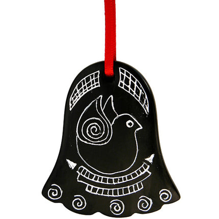 Coal Bell Ornament from Colombia-0