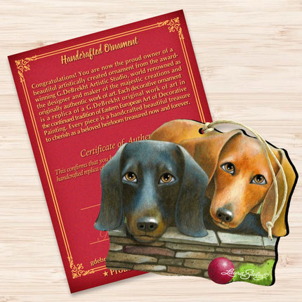Where Is the Ball Wooden Ornaments Pets by Laura Seeley - Pets Dog and Cats Decor - 8511016-LS-3