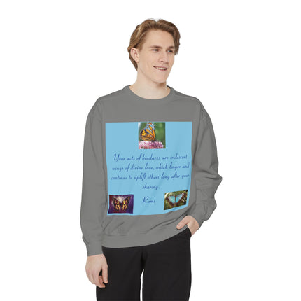 Inspiration Sweatshirt - Uplift Others with Rumi Quote
