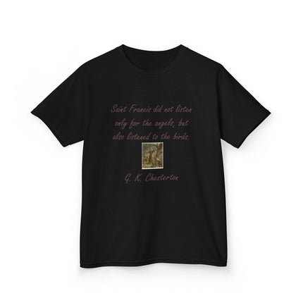 Kids Graphic Tee – Saint Francis & Animals – Unisex Fit