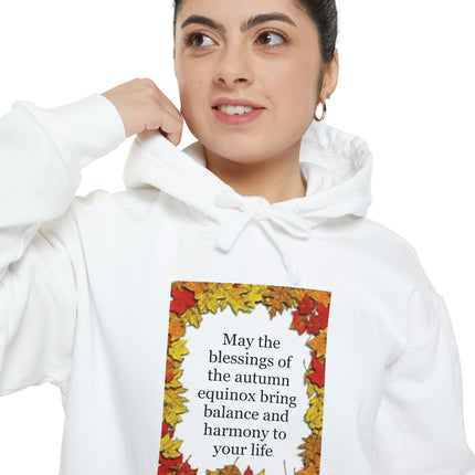 Autumn Blessings Hoodie – Fall Leaf Prayer Pullover