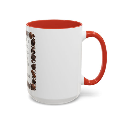 Coffee Mug - "Chocolate is the answer. Who cares what the question is."
