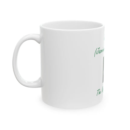 Jasmine Botanical Mug — "The King of Flowers" 11oz/15oz Ceramic