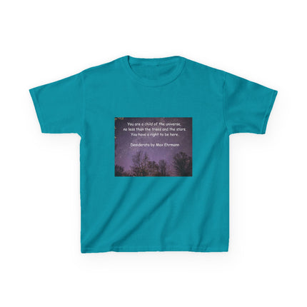 Kids Tee – “Child of the Universe” Quote – Heavy Cotton™