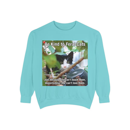 Be Kind to Feral Cats Sweatshirt — Animal Rescue Crewneck