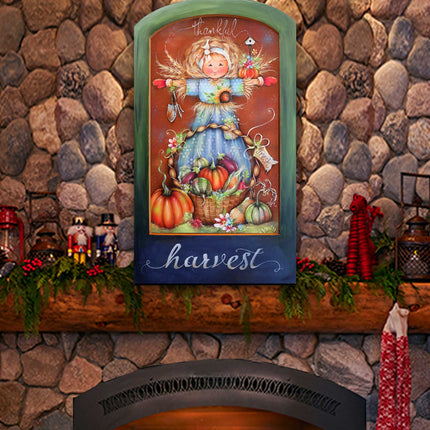 Thankful Harvest Holiday Door Decor by Jamie Mills-Price - Thanksgiving Decor - 8611076H-MP-2
