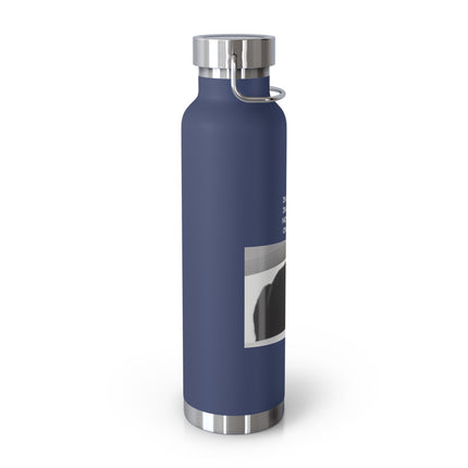 Mindful Meow 22oz Insulated Bottle — "In the Here, In the Now, No worries, Only Meow"